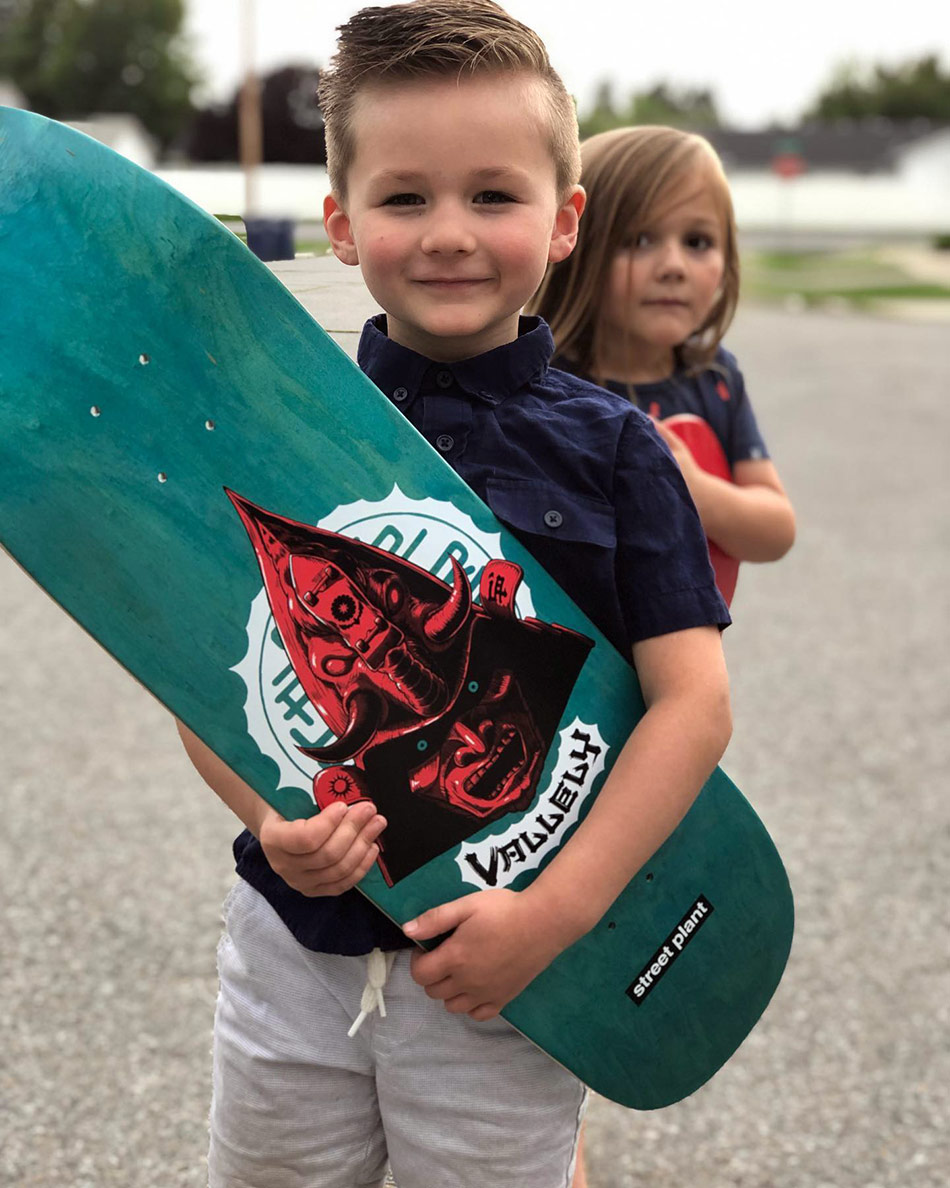 Noah and Jacob Skateboarding NW Pet Resort